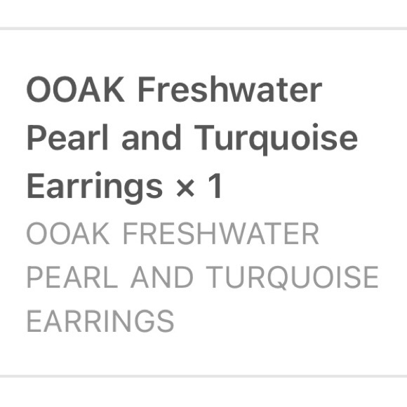 Lizzie Fortunato One Of A Kind Freshwater Pearl & Turquoise Earrings - Picture 3 of 3